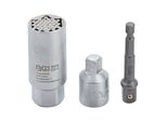 Bgs Multi-Einsatz Mit Adapter-Satz 10 Mm (3/8 Zoll) Sw 9 - 21 Mm 3 Teilig ; Bgs Technic (92533)
