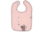 Lätzchen STERNTALER Klettlätzchen, Mabel Frottee, zartrosa, Baby, rosa (zartrosa), Baumwolle, Lätzchen