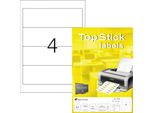 Etichette Angolari Per Cartelle Top Stick, 192 X 61 Mm, Bianco