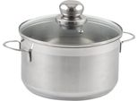 Pentola Per Carne City Con Coperchio In Vetro, Acciaio Inox, ø: 200 Mm