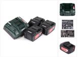 Metabo Basis Set 18V - 3X Batterie Da 5,2 Ah + Caricabatterie Asc 145 ( 685048000 )