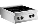 Kbs Piano Cottura In Vetroceramica Elettrico 4X 2,5 Kw Da Tavolo 800 X730 X320 Mm 400 Volt