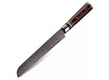 Coltello Da Cucina In Damasco KA-20053 - Pane/Marrone KP20053