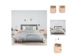 Vidaxl Comodini 2 Pezzi 40X34X55 Cm In Legno Di Pino Massiccio - Comodini