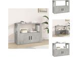 Vidaxl Credenza Grigio Cemento 80X30X60 Cm Materiale Legno - Credenze