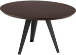 Henry - Tavolo Fisso (Diam. 130 Cm) In Impiallacciato Nero
