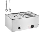 Scaldavivande - Contenitore Gastronorm 16L - 1X1/2 + 2X1/4 - Scaldavivande - Ideale Per Buffet Ed Eventi