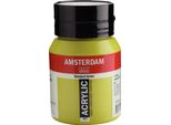 Bottiglia Di Vernice Acrilica Amsterdam Serie Standard 500 Ml Verde Oliva Chiaro 621