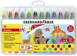 Eberhard Faber 529112 Pastello Gel Eberhard Faber Basic & Metallic, Confezione Da 12 Pezzi