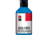 Marabu 15100013052 Inchiostro Per Linoleografia Marabu Aqua, Blu Medio, 250 Ml