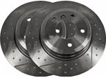 2X Disco Freno Vaico V20-80083 Posteriore Per Bmw 3 Touring (E91) 3 Sedan (E90)