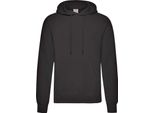 Felpa Con Cappuccio Fruit Of The Loom Uomo BC366 (2XL) (Nero)