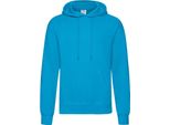 Fruit Of The Loom Maglione Con Cappuccio / Felpa Con Cappuccio / Maglione Con Cappuccio Da Uomo BC366 (L) (Blu Azzurro)