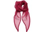 Sciarpa / Scialle In Chiffon Da Donna Premier RW2828 (Taglia Unica) (Rosa Scuro)