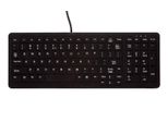 Active Key AK-CB7000F - Dimensioni Complete (100%) - Cablato - Usb - Interruttore A Chiave A Membrana - Qwertz - Nero