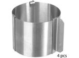 5 Five Simply Smart - 4 Piccoli Stampi Espandibili In Acciaio Inox