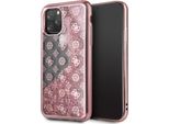 Guess Guhcn58Peolgpi Custodia Rigida Per Iphone 11 ProróżOwo-ZłOty/Rose-Gold 4G Peony Liquid Glitter