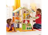 Casa Delle Bambole In Legno Hape All Season - Casa Da Gioco Arredata Con 6 Stanze