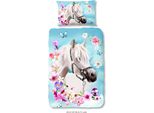Biancheria Da Letto Per Bambini Good Morning Con Cavallo- 140X200 Cm- 100% Cotone