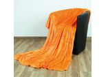 Coperta "Celina"" - Coperta Soffice Di Alta Qualità, 150 X 200 Cm - Arancione"