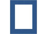 Hnfd Passepartout Pronto 15 X 20 Cm Su 10 X 15 Cm Blu Scuro