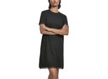 Urban Classics Donna - Vestito Con Orlo In Pizzo Nero - S