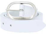 Vanzetti Pelle Cintura Classics 30Mm Leather Belt W90 White Bianco