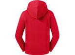 Russell Bambini Giacca Con Cappuccio Con Zip Autentica PC4024 (7-8 Anni (128)) (Rosso)