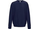 Awdis Just Hoods Awdis Unisex Run Neck Uni Felpa (280 Gsm) PC2103 (5XL) (Neues Marineblau)