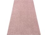 Tappeto Moderno Lavabile Latio 71351022 Rosa Cipria Rosa 60X115 Cm