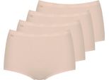 Sloggi Basic+ Maxi Slip A Vita Da Donna Confezione Da 4 Pezzi