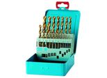 Set Di Punte Elicoidali DöNges Din 338 N, Hss Tin, 1,0-10,0 Mm, Incrementi Di 0,5 Mm
