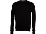 Canvas 3945 | Pile Uomo Sweat Drop Shoulder - Colore: Nero - Taglia: Xxl