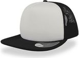 Atlantis SN90 | Cappello Snap 90S A 5 Pannelli - Chiusura In Pvc - Colore: Bianco/Nero - Taglia: Unica