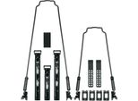 Set Di Puntoni Di Ricambio Sks Per Parafanghi Veloflexx 65, Adatto A Biciclette Da 26"/27,5"", Comprendente 2 Puntoni Antincastro (225 Mm E 305 Mm), Adattatore Per Telaio E Materiale Di Montaggio"