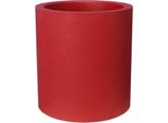 Vaso Per Piante Riviera Red Plastic Circular