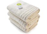 A&R AR503 | Asciugamano Biologico In Cotonelogico - 60 X 110 Cm - Colore: Bianco - Dimensioni: 60 X 110 Cm