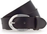 Vanzetti Pelle Cintura Neon Booster 30Mm Full Leather Belt W85 Dark Brown Marrone Scuro