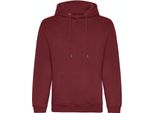 Awdis - Felpa Con Cappuccio, Biologica Per Uomo PC4386 (M) (Borgogna)
