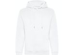 Awdis - Felpa Con Cappuccio, Biologica Per Uomo PC4386 (3XL) (Bianco Neve)