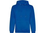 Awdis - Felpa Con Cappuccio, Biologica Per Uomo PC4386 (S) (Blu Reale)