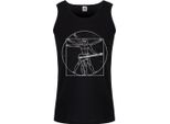 Grindstore - Top "Da Vinci Rocker"" Per Uomo GR2389 (M) (Nero)"