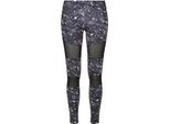DáMské Leginy Urban Classics Donna Tech Mesh Aop Leggings Nerouniverso - 3XL