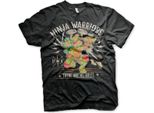 Maglietta Teenage Mutant Ninja Turtles - Guerrieri Ninja Senza Regole (Nero) Xl