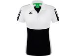 Erima Football Six Wings Polo Donna Nero Bianco Taglia 40