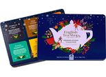 Ets - Regalo Di Tè In Scatola Di Metallo "Collezione Di Tè Invernale"" Blu, Bio, 36 Bustine Di Tè"