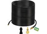 Tubo Flessibile Jopassy Per Idropulitrice 180Bar- Set Di Tubi Per La Pulizia Di Tubi Con Adattatore Per KäRcher K2-K7 30M
