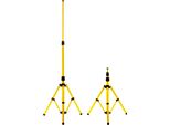 Jiubiaz Telescopico Treppiede Stand Costruzione Faretto Per Costruzione Faretto Proiettore Lavoro Lampada Da Lavoro Faretto Da Lavoro