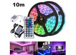 Swanew 10M Led Strip Set, Striscia Led Rgb 5050 Smd, Striscia Led 30 Led, Striscia Led Non Impermeabile (IP20), Con 44 Pulsanti Di Controllo Remoto