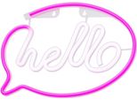 Forever Light Luce Al Neon Led Hello Rosa/Bianco - FLNE15